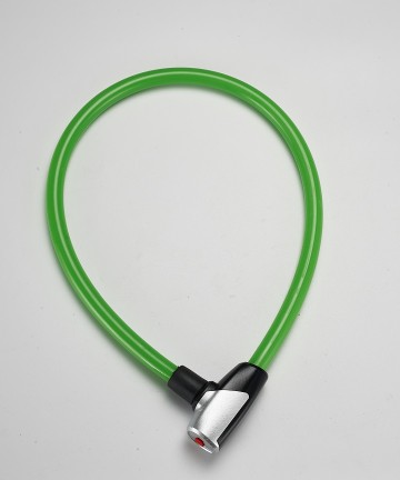Wenzhou Naibao Factory supplied Bicycle Lock With Brass Keys Cable PVC Coat Anti-theft