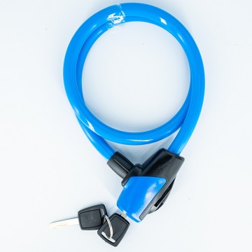 Anti-theft Steel Bicycle Cable Lock Mount Bracket Mini Helmet Lock for Motorcycle Mountain Road Bike Cycling